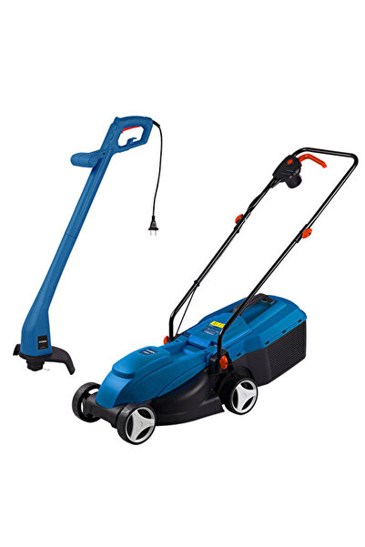 Hyundai 1200W Elektrikli Çim Biçme Makinesi + 250W Kenar Kesme Makinesi Seti ...