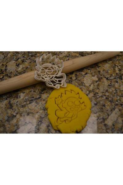 Cypnova قالب كوكيز تايني ريك 3 قطع لتشكيل البسكويت والعجين