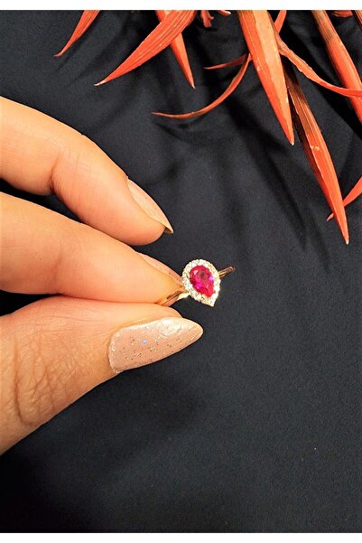 Hepimitu Damla Taşlı Altın Yüzük