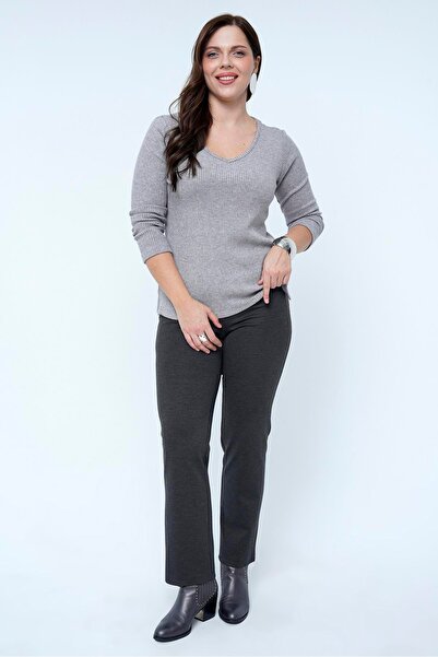 Lema Steel Knitted Stretch Trousers (22110)