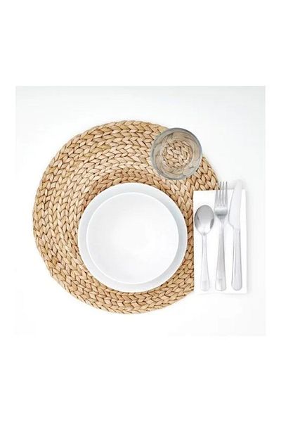 IKEA Tricotat rotund din paie de calitate premium 37 cm American Service SOARÉ