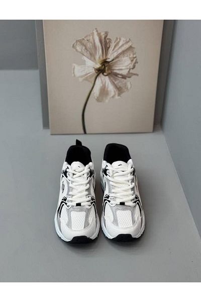DİVA Diva White Black Women's Casual Sneakers