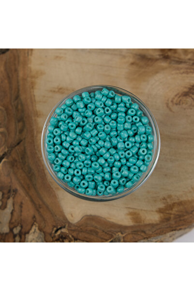 Kanguroom Tirkizne ABC perle od peska - 4 mm, 500 grama, 6/0 - 854