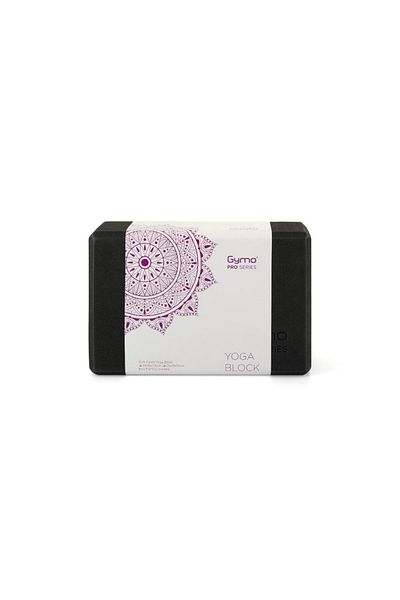 Gymo Black Pro Series Large Size Yoga Block