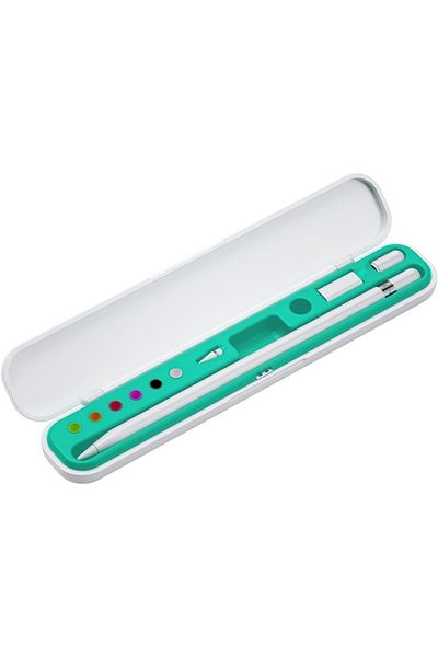 UnDePlus حامل قلم صندوق حماية لقلم التابلت متوافق مع قلم Apple Pencil 1/2/usb C/pro وجميع العلامات التجارية