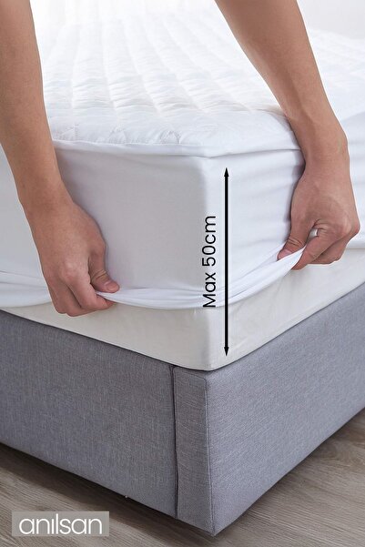 Anılsan Mikrofiber Yatak Alezi - Sıvı Geçirmez Yatak Koruyucu , Tek ve Çift Kişilik Seçenekleriyle