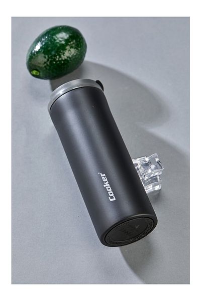 Cooker Steel Thermos Cup 400ml Black Ckr2041