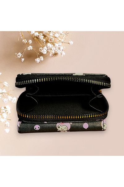 patriko tekstil Girl's Popular Character Multi-Section Coin & Paper Money Compartment Card Holder Wallet