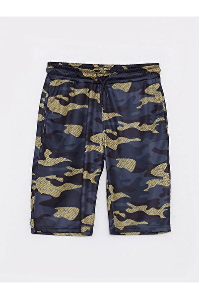 LC Waikiki أسطوانة للأولاد بنمط مموه بخصر مطاطي من LCW Kids Anthracite