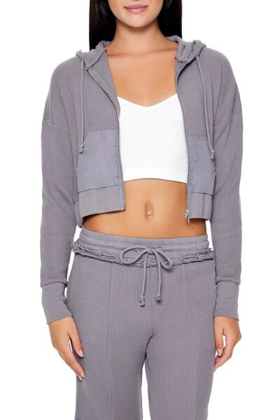 Forever 21 Kapüşonlu Termal Pijama Üstü