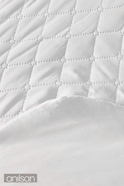 Anılsan Mikrofiber Yatak Alezi - Sıvı Geçirmez Yatak Koruyucu , Tek ve Çift Kişilik Seçenekleriyle