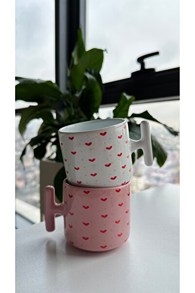 shop 2li Kalpli Pinterest Kupa-Bardak Sevgili-Çift Kupası Seramik Kupa Sevgil...