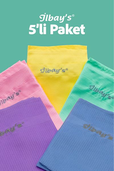 İLBAY'S Ilbays Microfiber Cloth 5 Pack (Product Content 5 Pcs)