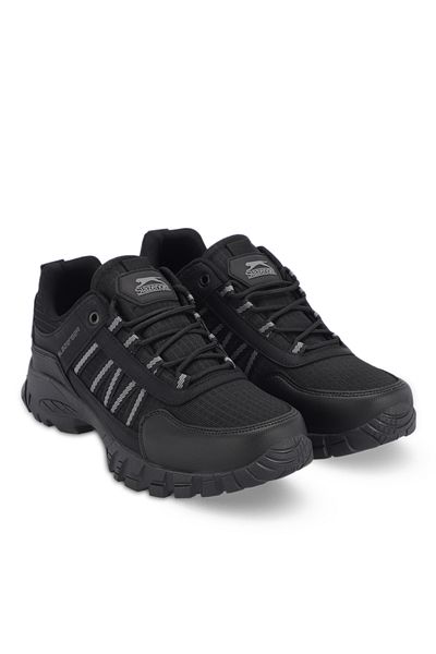 Slazenger Ανδρικά Μποτάκια Zeze Μαύρα / Μαύρα