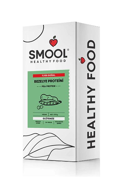 SMOOL 500GR81% NaturalVeganProtein Source - Gluten Free and Additive Free