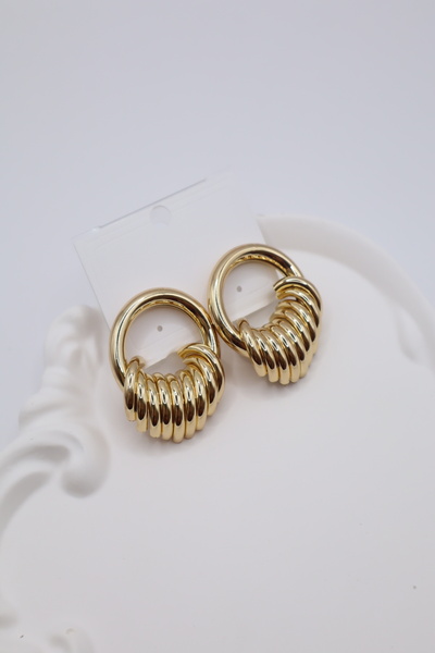 DEMOKAN أقراط نسائية عتيقة أقراط دائرية متعددة