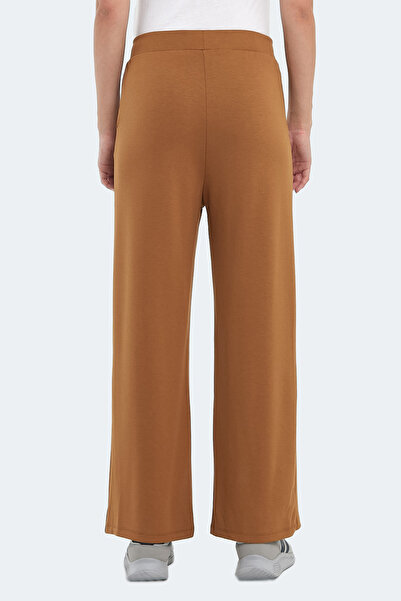 Slazenger VERNA I Kadın Cepli Bol Paça Hardal Eşofman Altı