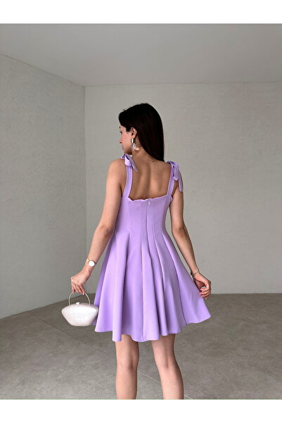 Mooi Butik Λιλά Φόρεμα SAMMY - Μοντέλο 4961