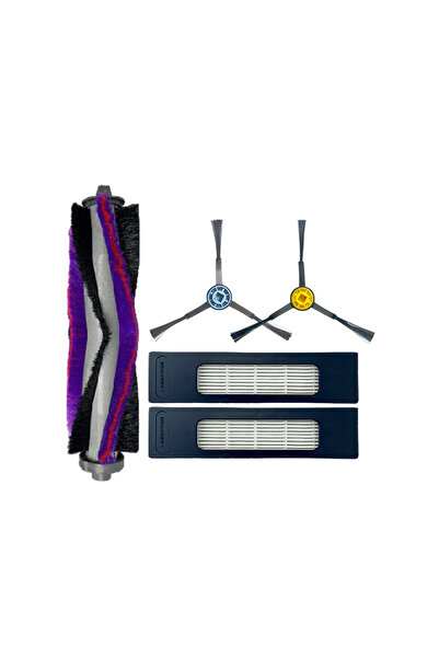 Roborge Perie principală pentru aspiratorul robot Midea S8+ 2 buc. Perie late...