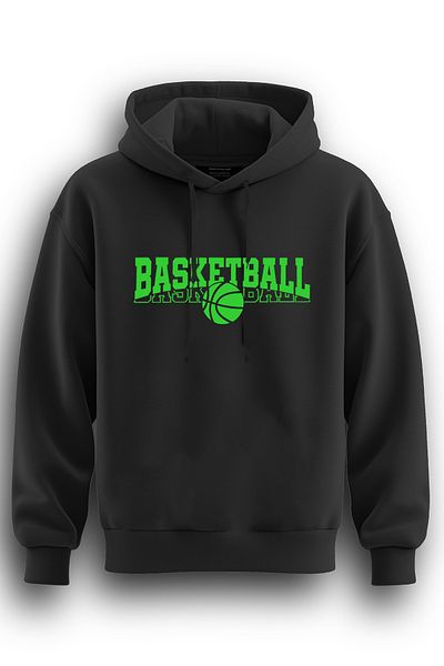 TOP GLORY Суичър с качулка и баскетболен мотив - 3 прежди BASKETE1003