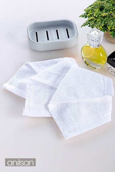 Anılsan 12'li Mini Havlu - 26x26 cm, %100 Pamuk, Bebek ve Çocuklar İçin, Yüz Havlusu Olarak Kullanıma Uygun