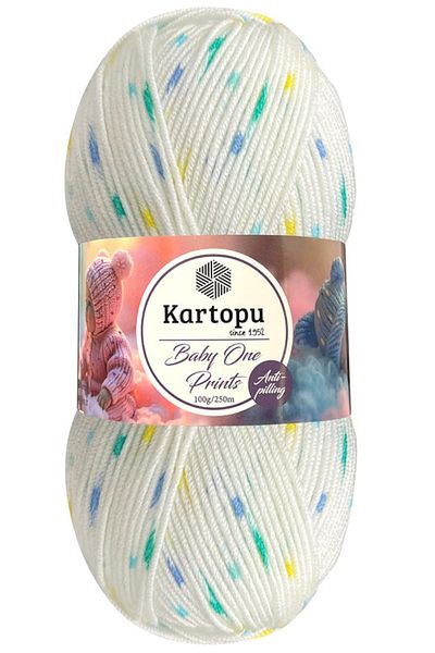 Kartopu Baby One Prints Μωρό μαλλί χωρίς φτερώματα B2522