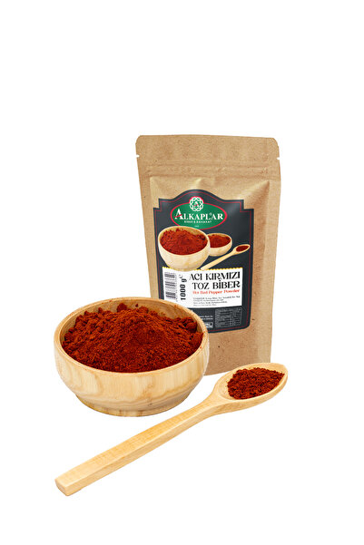 Alkaplar Kahramanmaraş Yöresel Acı Kırmızı Toz Biber - Alkaplar Biber 25 KG -...