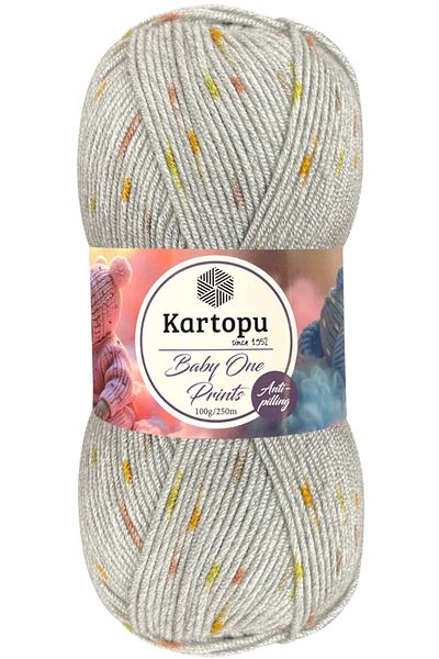Kartopu Baby One Prints Μωρό μαλλί χωρίς μουτζούρες B2520
