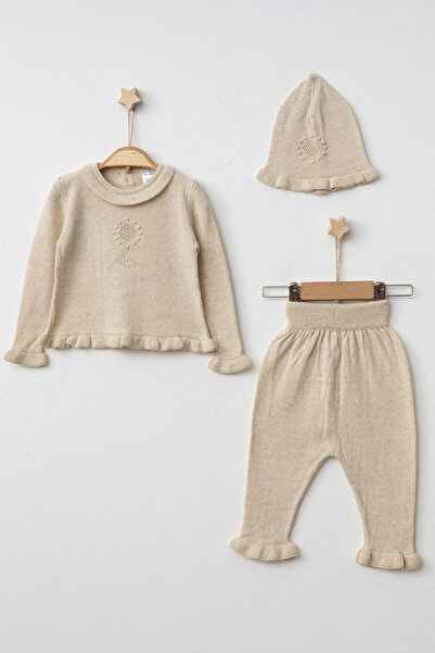 My Hanne Knitwear Dotted Girl Suit 4029