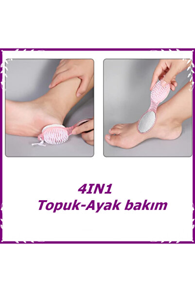 Arzu Güzel Cosmetics Ayak-Topuk Bakım Seti 4IN1 Çok Yönlü Manuel Tırnak Törpü...