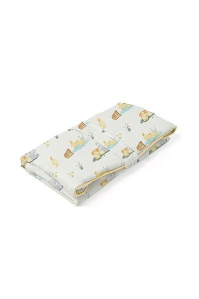 DEUX LAPINS Baby Duck Patterned 100% Cotton Muslin Baby Bottom - Petits Caneton
