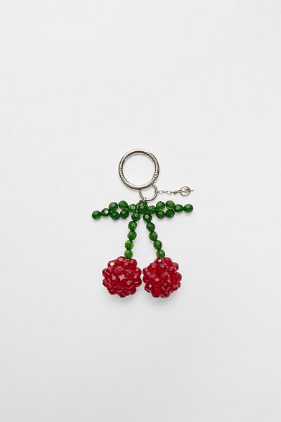 Stradivarius Cherry charm keyring