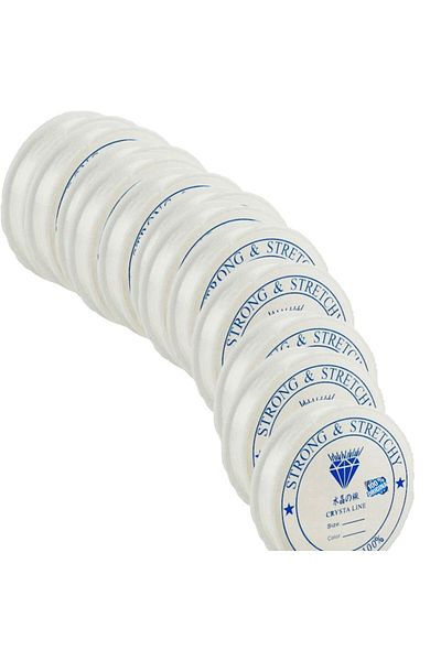 Eminonutoptanci Transparent Flexible Fishing Line Tire - 8 Mm, 50 Meters