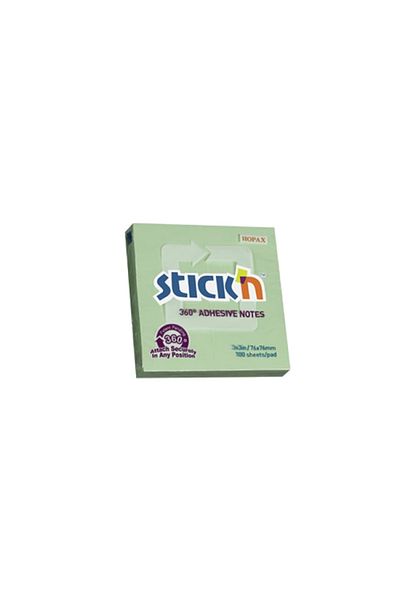 Gıpta Stickn 76x76 Pastel Green 360° Adhesive Note Holder 100 Yp