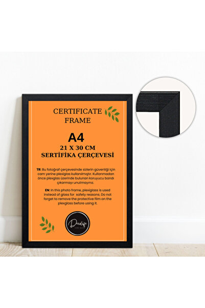 decolife إطار A4، إطار المستندات، الدبلوم، الشهادة، إطار الصورة، إطار الصورة،...