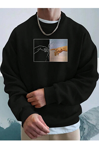 Marco Fresco سويت شيرت مطبوع يدويًا من عصر النهضة للجنسين