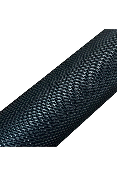Rebuwo Ağırlık Halter Barı 210 CM 8 Rulmanlı İçi Dolu Düz Krom Halter Antrenman Barı Siyah