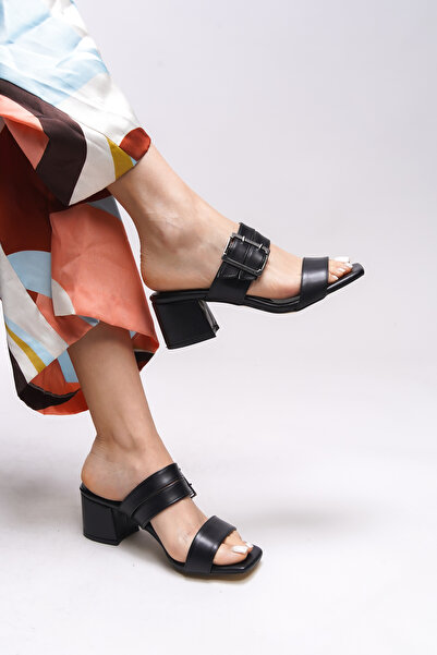 Riccon Černé dámské pantofle Lesliania - 0012138   Model