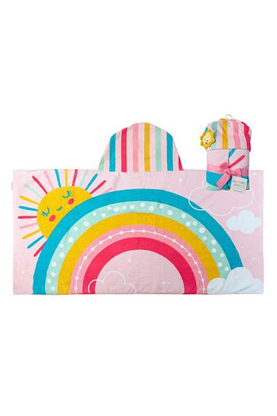 Stephen Joseph Girl's Beach Towel Rainbow