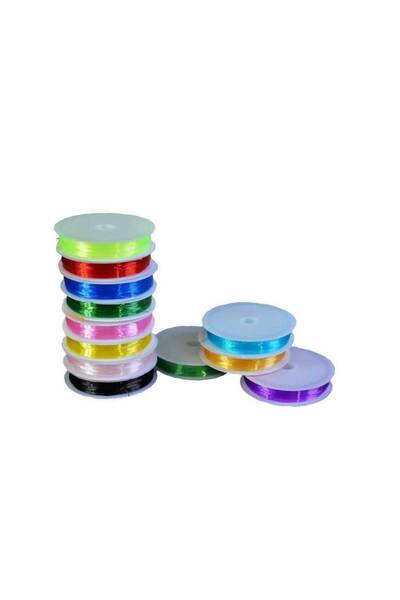 Eminonutoptanci 0,8 MM Elastično Guma za pecanje - 50 metara, mešovite boje