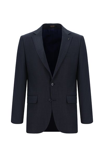 Abdullah Kiğılı Classic Patterned Wool Suit