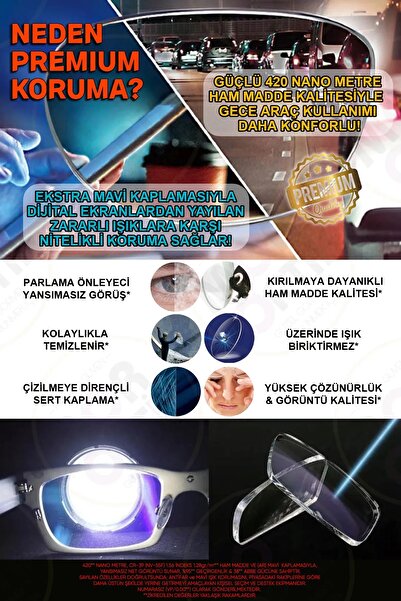 Vogue MOR OPTİK VO5598 48-20-145 PREMİUM MAVİ IŞIK KORUMA + SÜRÜCÜ (ANTİFAR) ÖZELLİKLİ