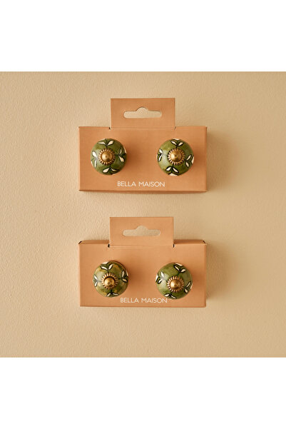 Bella Maison Priel Kulp 4'lü Yeşil (6,5x3x3 cm)