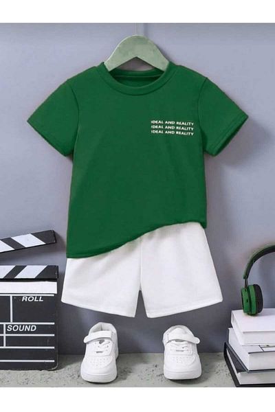 DOCE ELEGANTE Ideal Printed Children's Summer Suit