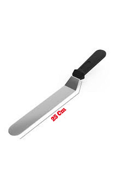 Eminonutoptanci Oblique Pastry Plastering Spatula Oval Tip B073 25 cm