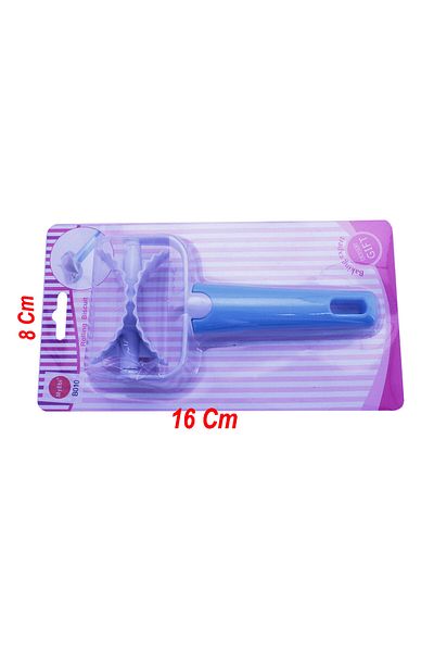 Eminonutoptanci Round Plastic Dough Roller - Cutter and Shaper Serrated