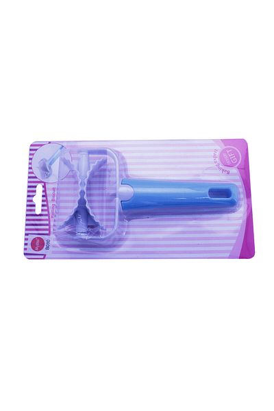 Eminonutoptanci Round Plastic Dough Roller - Cutter and Shaper Serrated