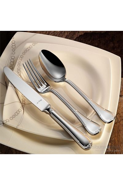 Aryıldız Tulip 84 Pieces 12 Person Fork Spoon Knife Set