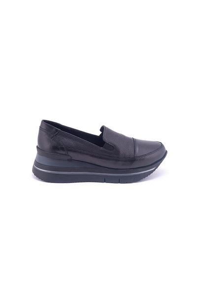 Mammamia D24ya-3690 Pantofi de damă din piele cu talpă cu pană