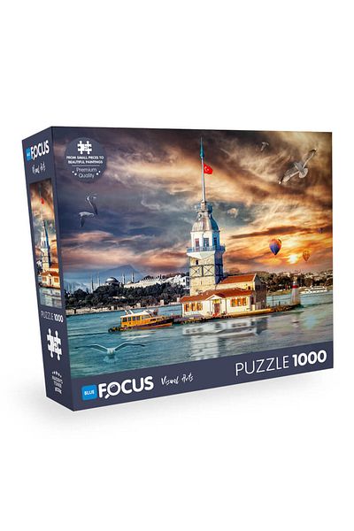 Blue Focus 1000 Piece Puzzle - Maiden's Tower (Maiden's Tower) Bf472